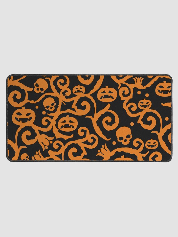 Scary Pumpkins Skull Gaming Mouse Pad product image (1)