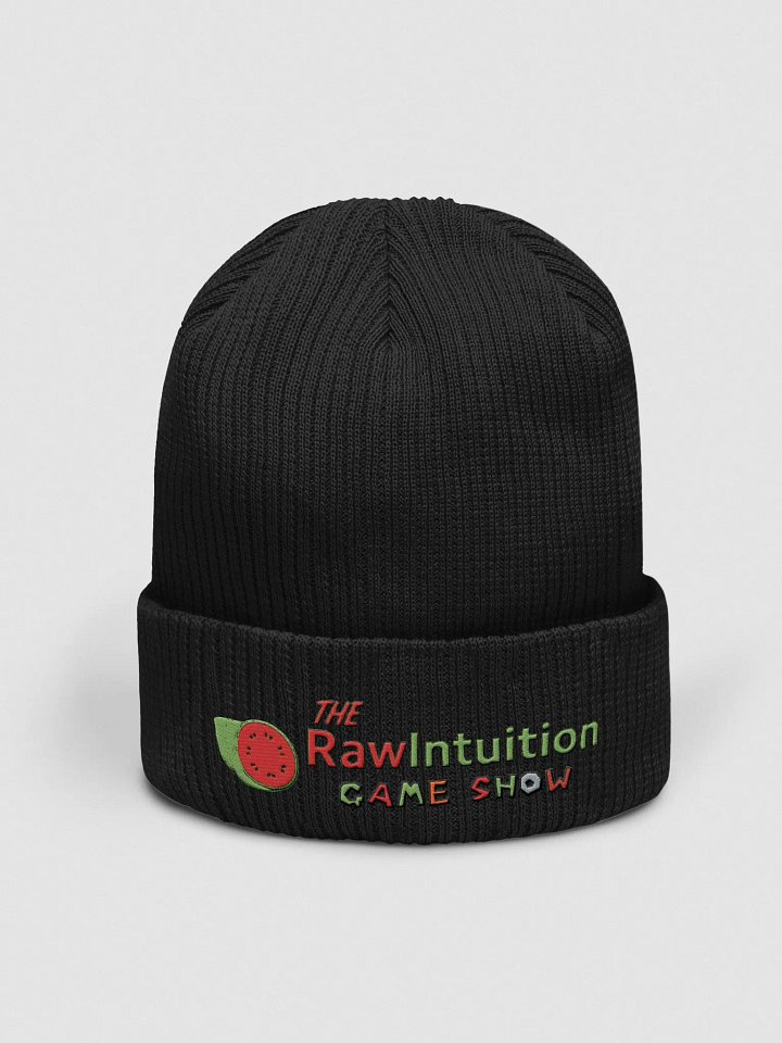 The Raw Intuition Game Show Ribbed Beanie product image (1)