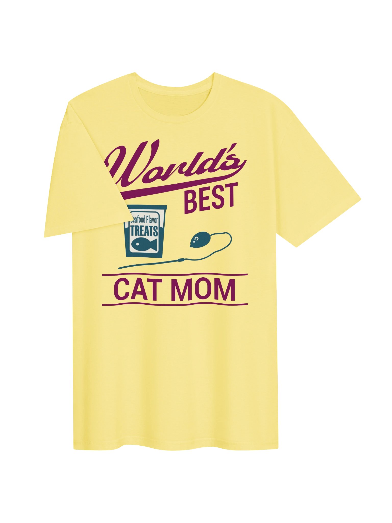 World's Best Cat Mom - Unisex Adult Super Soft Lightweight T-shirt product image (2)