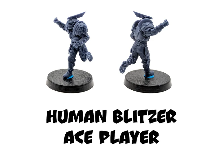 Human Blitzer Ace Player - Brutefun Miniatures product image (1)