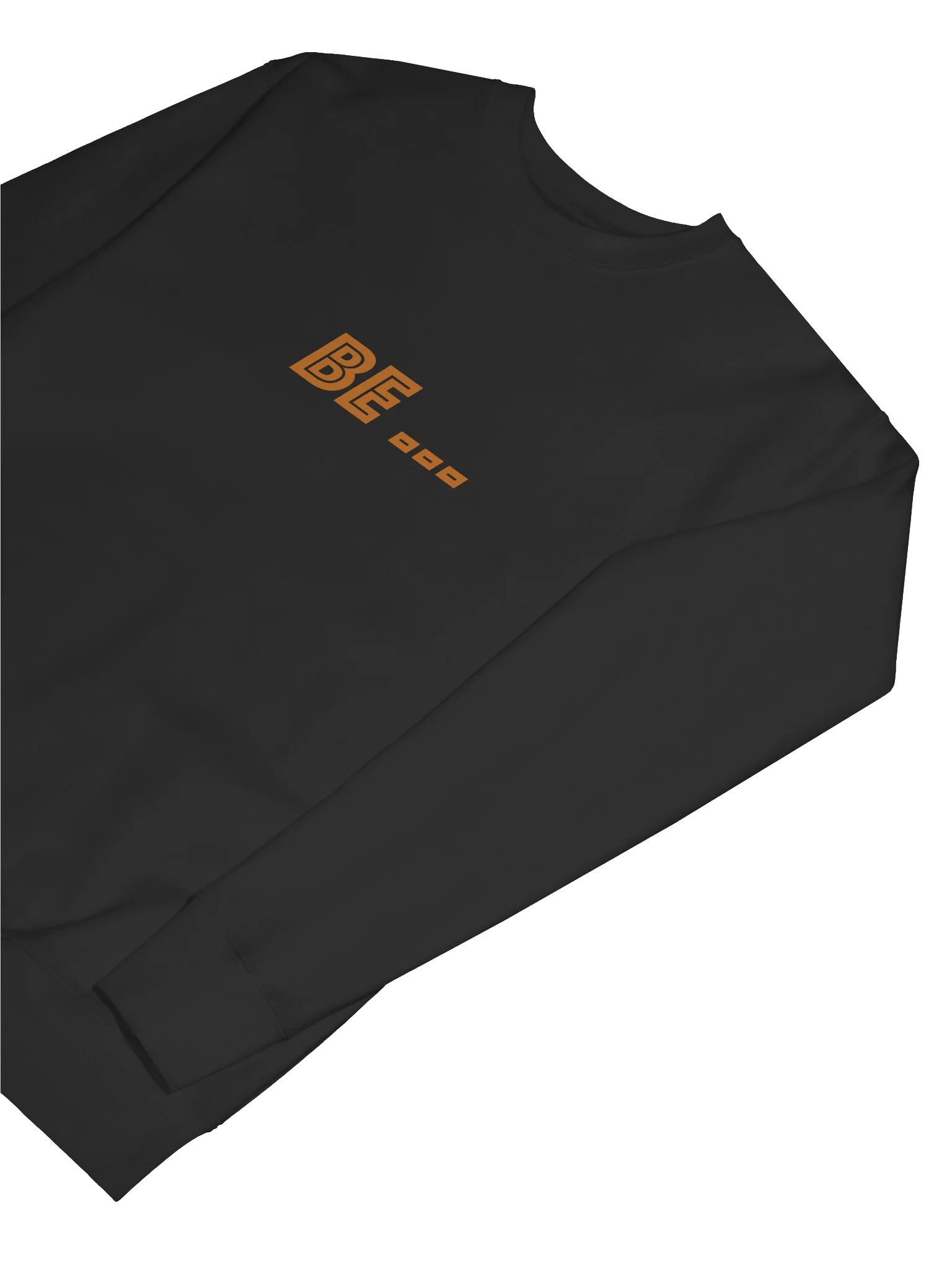 Bold Orange Letter Printed Premium Sweatshirt product image (31)