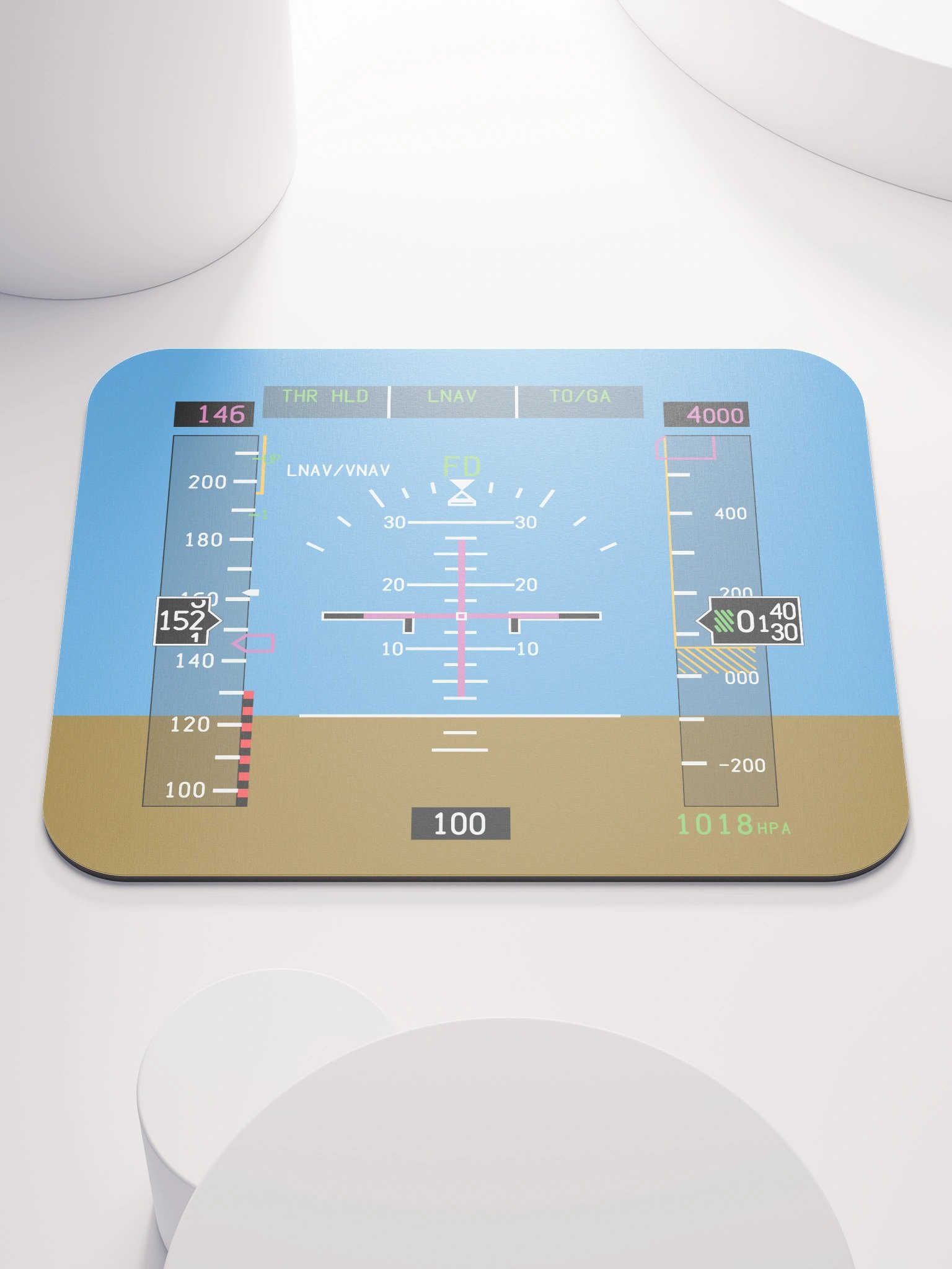 Primary Flight Display Mouse Pad product image (3)