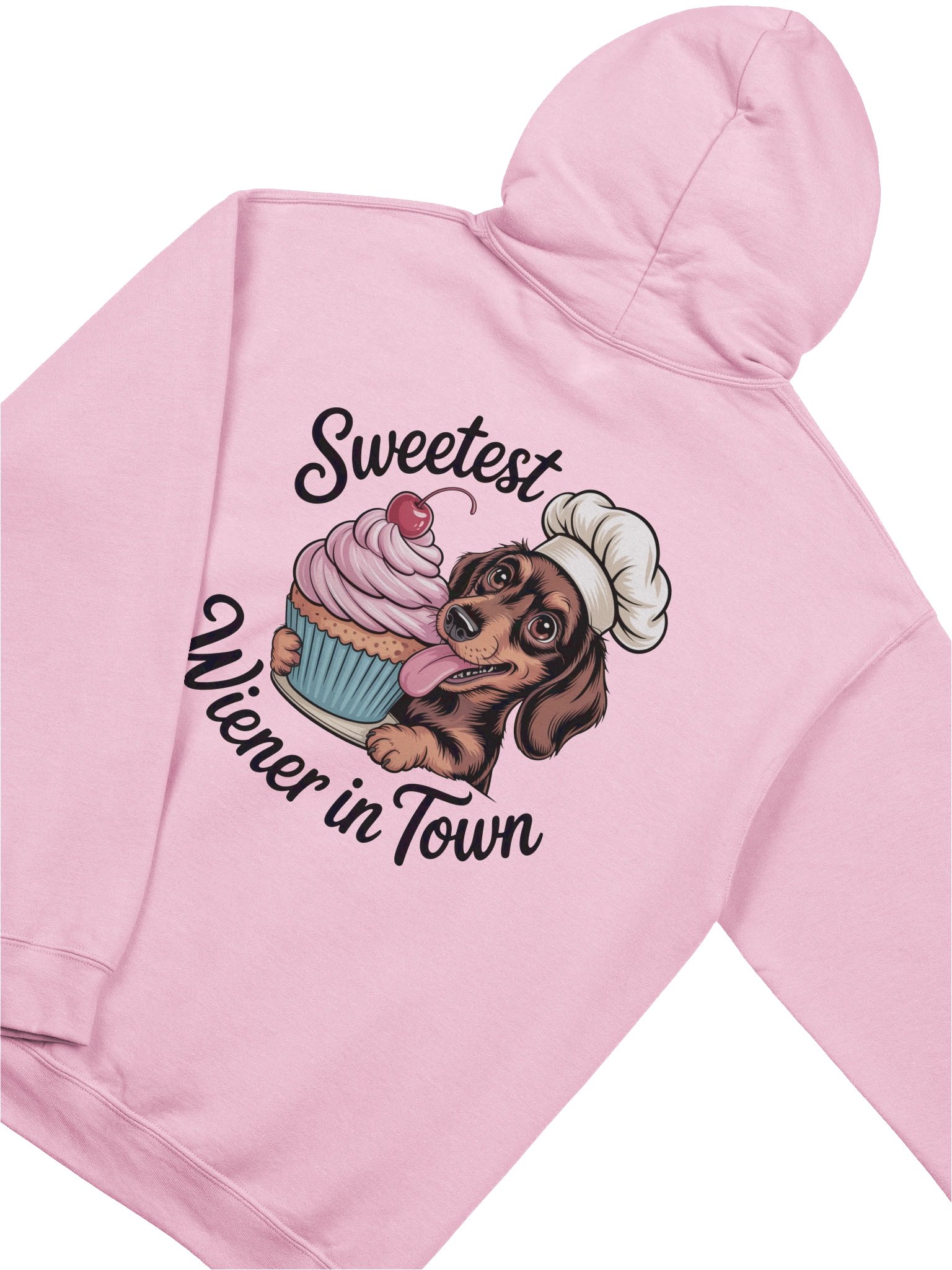 Sweetest Wiener in Town Hoodie – Funny Baking Dachshund Gift for Dog Lovers product image (4)