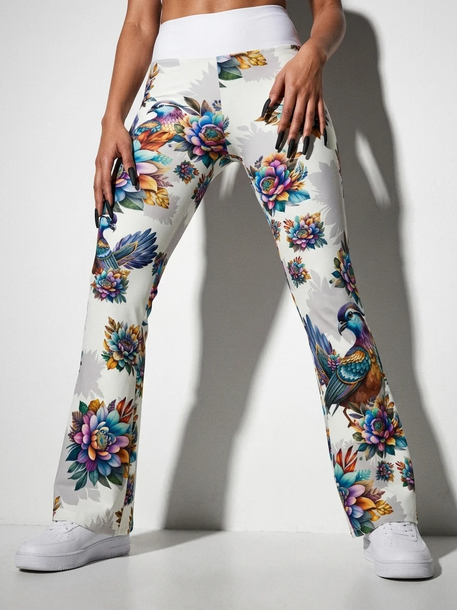 Garden of EDEN-Flare Leggings product image (9)
