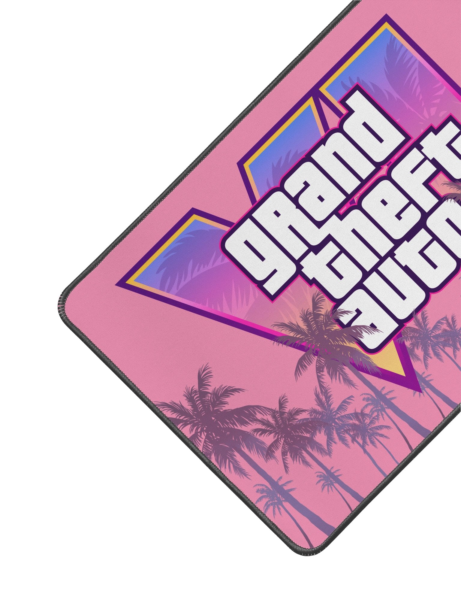 GTA VI Logo Desk Mat | GTA 6 Logo Large Gaming Mouse Pad - Retro Style Fan Design product image (2)