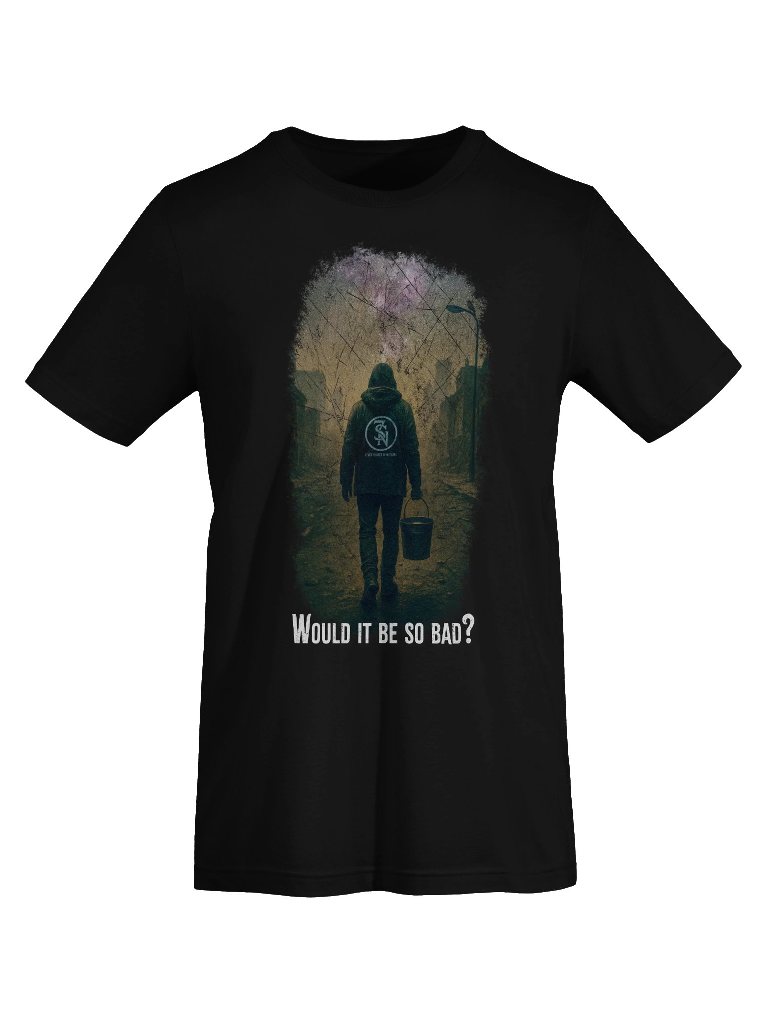 Would It Be So Bad? | When The Lights Go Down | Seven Shades of Nothing | Bella+Canvas Supersoft T-Shirt product image (7)