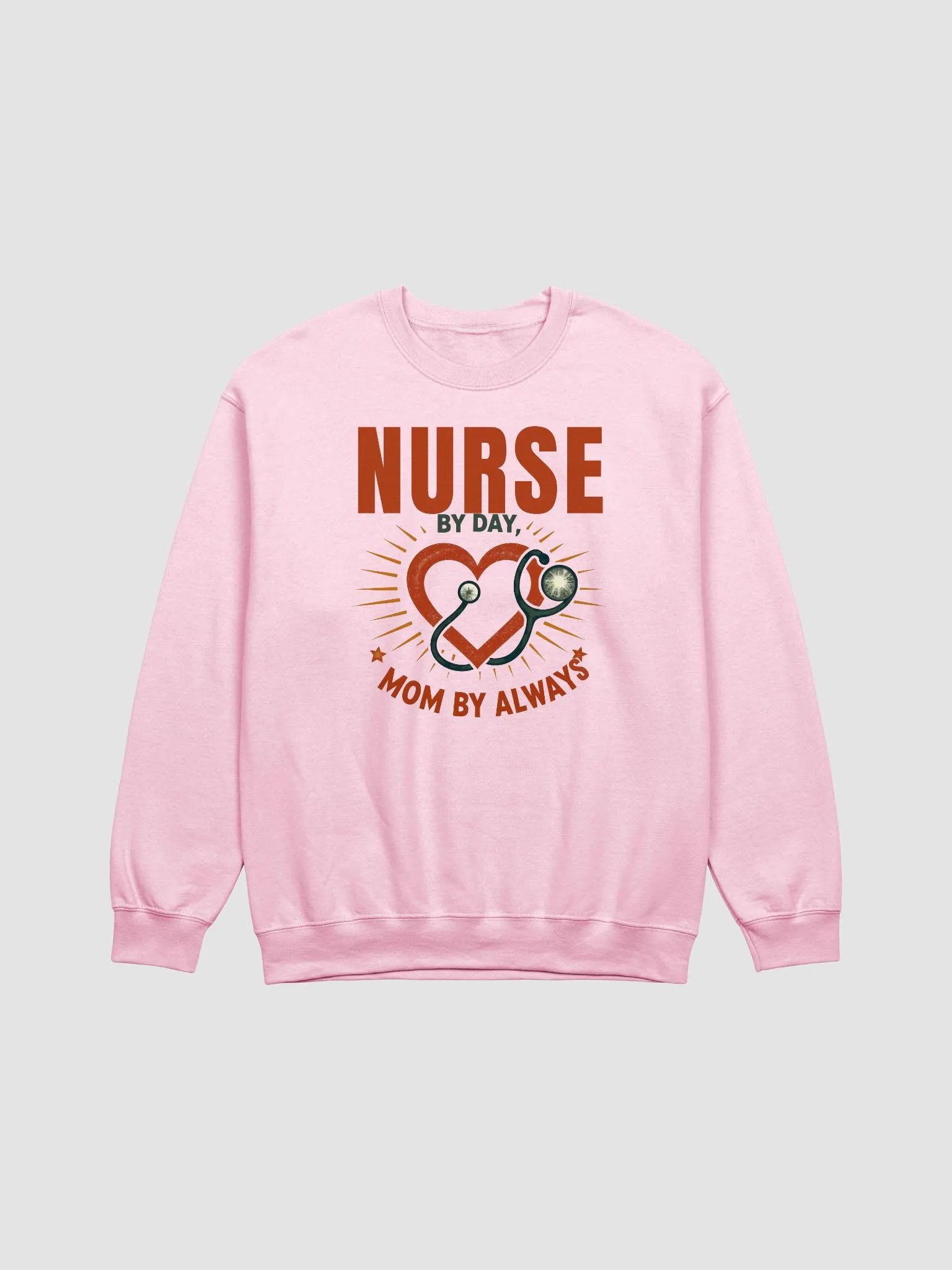 Nurse By Day Mom By Always Crewneck Sweatshirt product image (5)