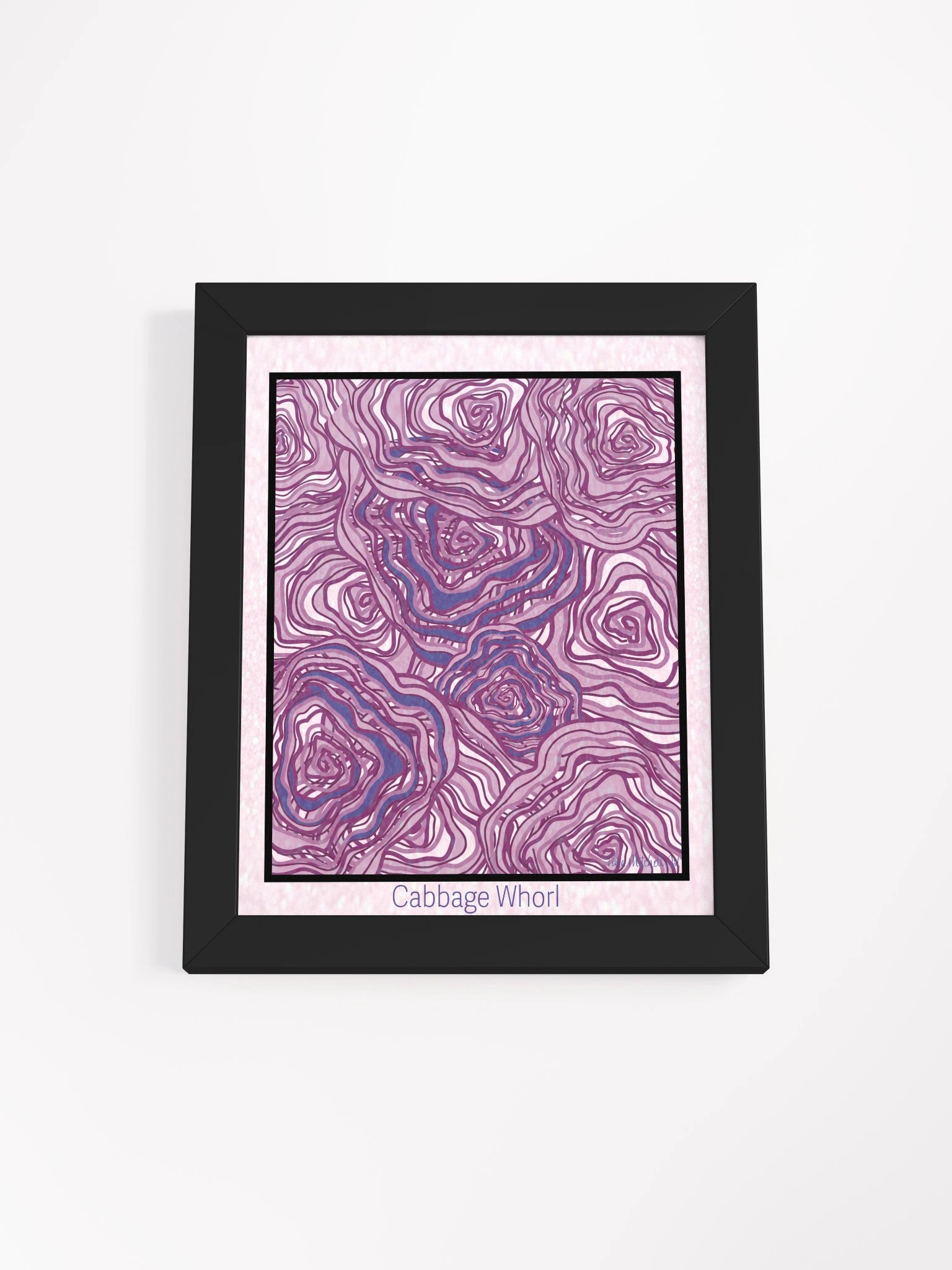 Cabbage Whorl – Framed Art Poster product image (2)