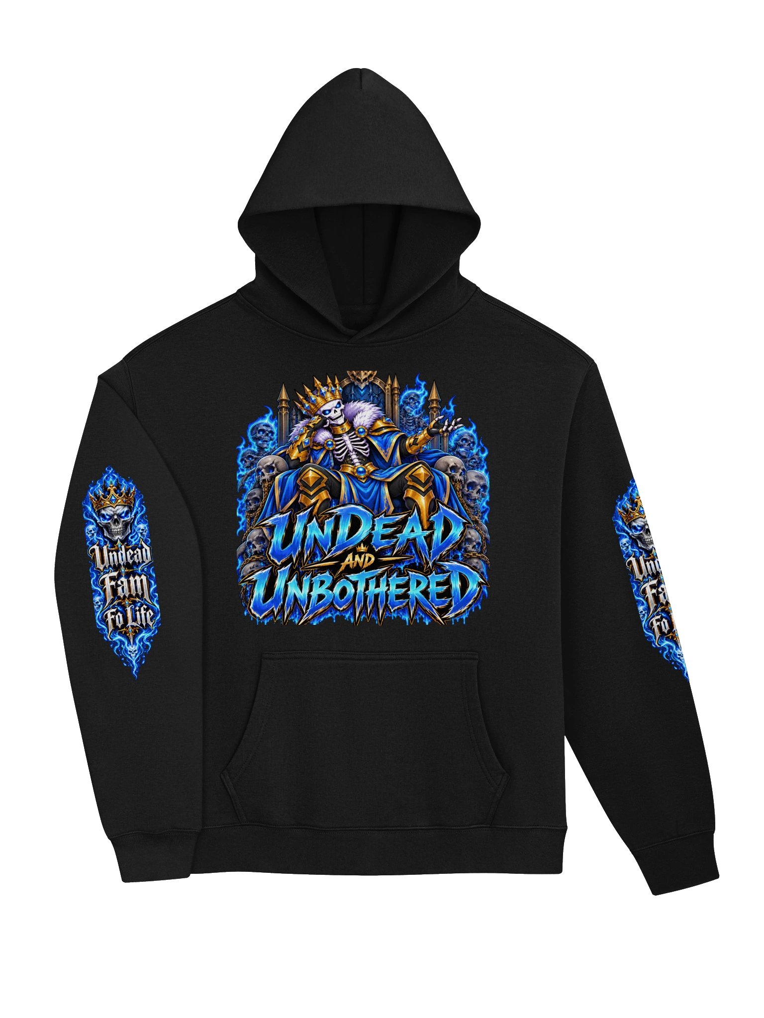 Undead and Unbothered Hoodie (Blue) product image (3)