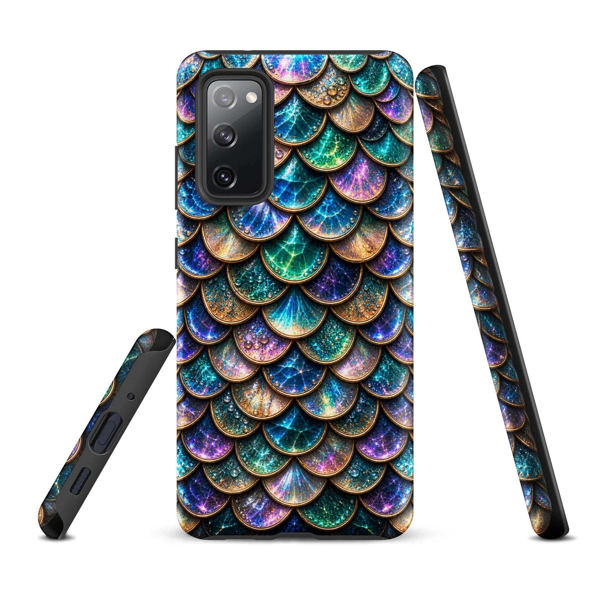 Mystical Mermaid Scales - Samsung Tough Phone Case - Colorful Fantasy Mermaid Design product image (1)