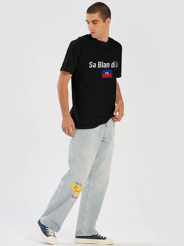 Sa Blan Di La Haitian Shirt product image (1)