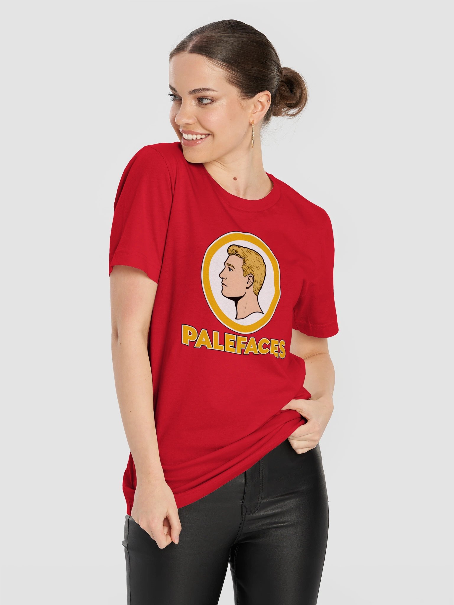 Palefaces Retro Gold Emblem T-Shirt product image (25)