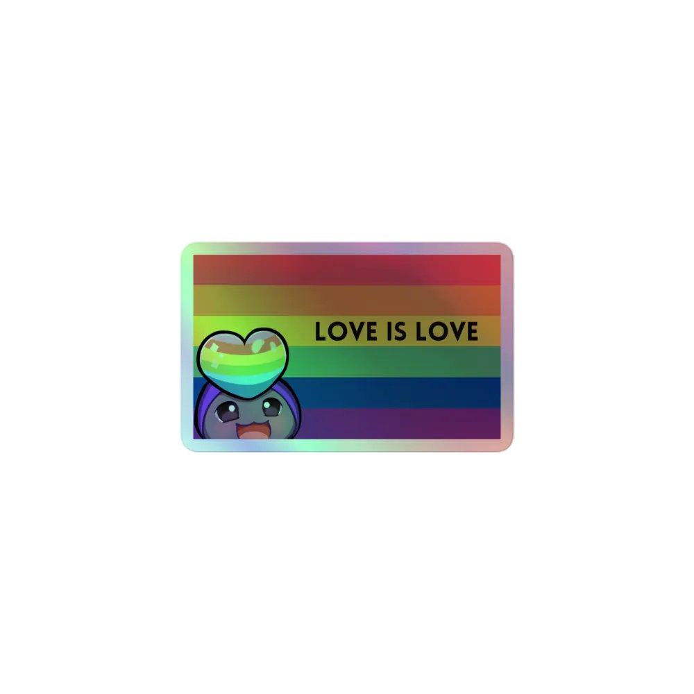 eabPRIDE Holographic Sticker product image (1)