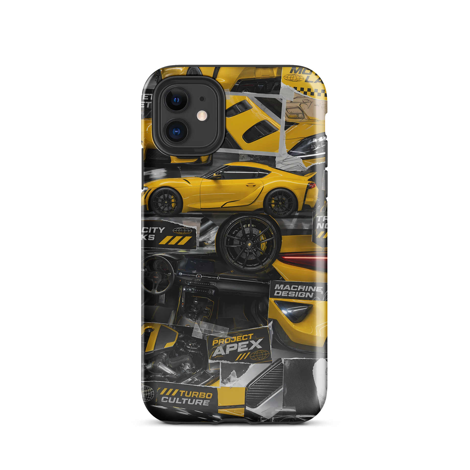 Turbo Culture Metallic Yellow Collage Premium Tough Case product image (28)