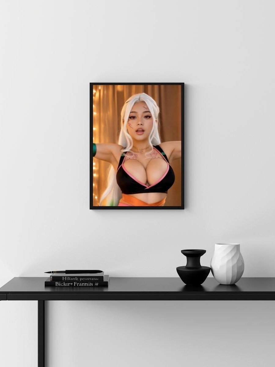 Cosplay Corner x Wavebunny.exe 8x10 Metal Print | Daki White Hair Cosplay product image (3)
