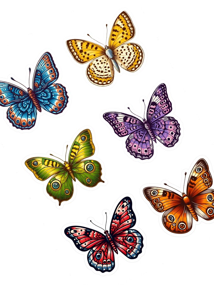 6 Butterfly Sticker Sheet product image (1)