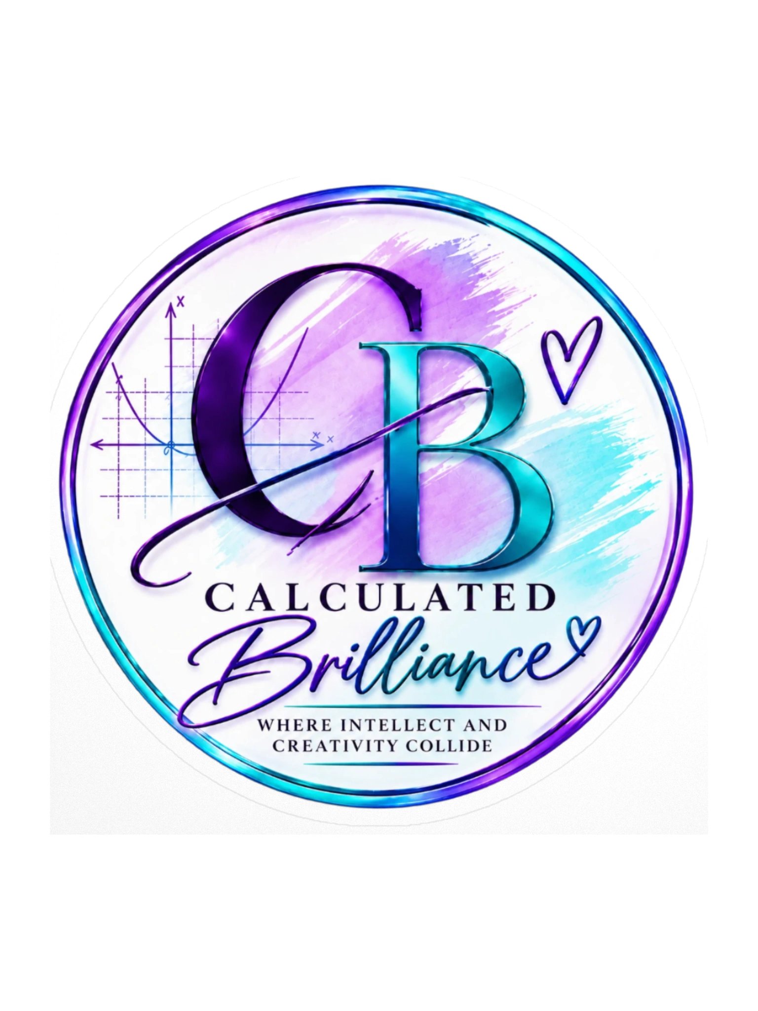CB Signature Logo Sticker 3"x3" product image (1)