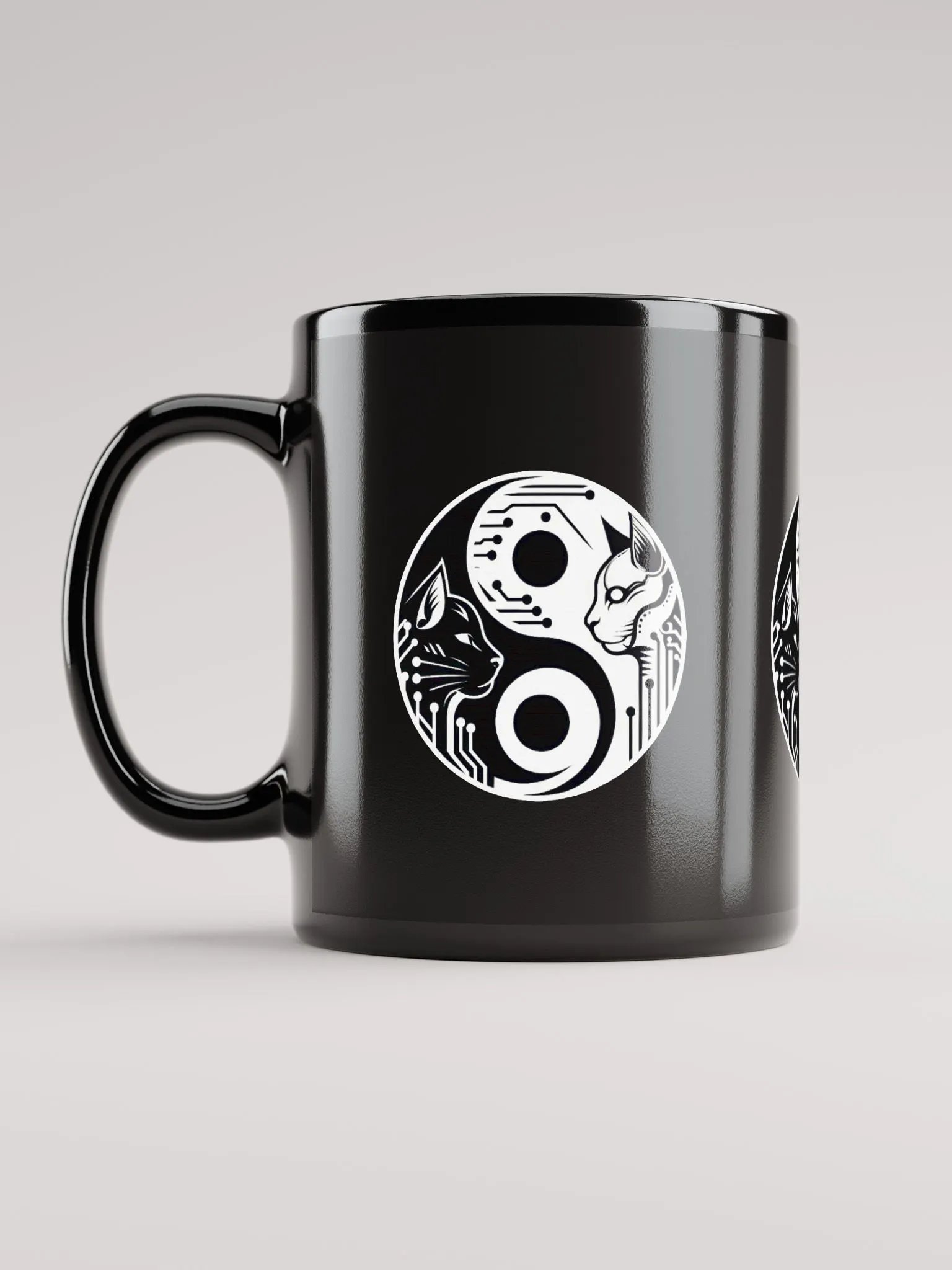 Black Glossy Mug product image (11)