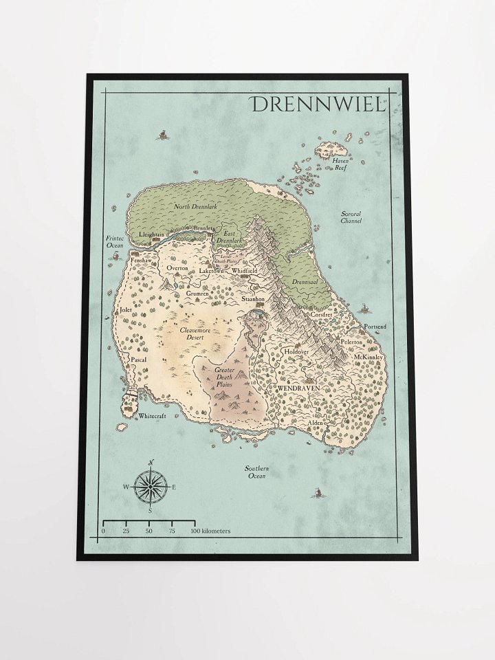 Map - Drennwiel - Poster product image (1)