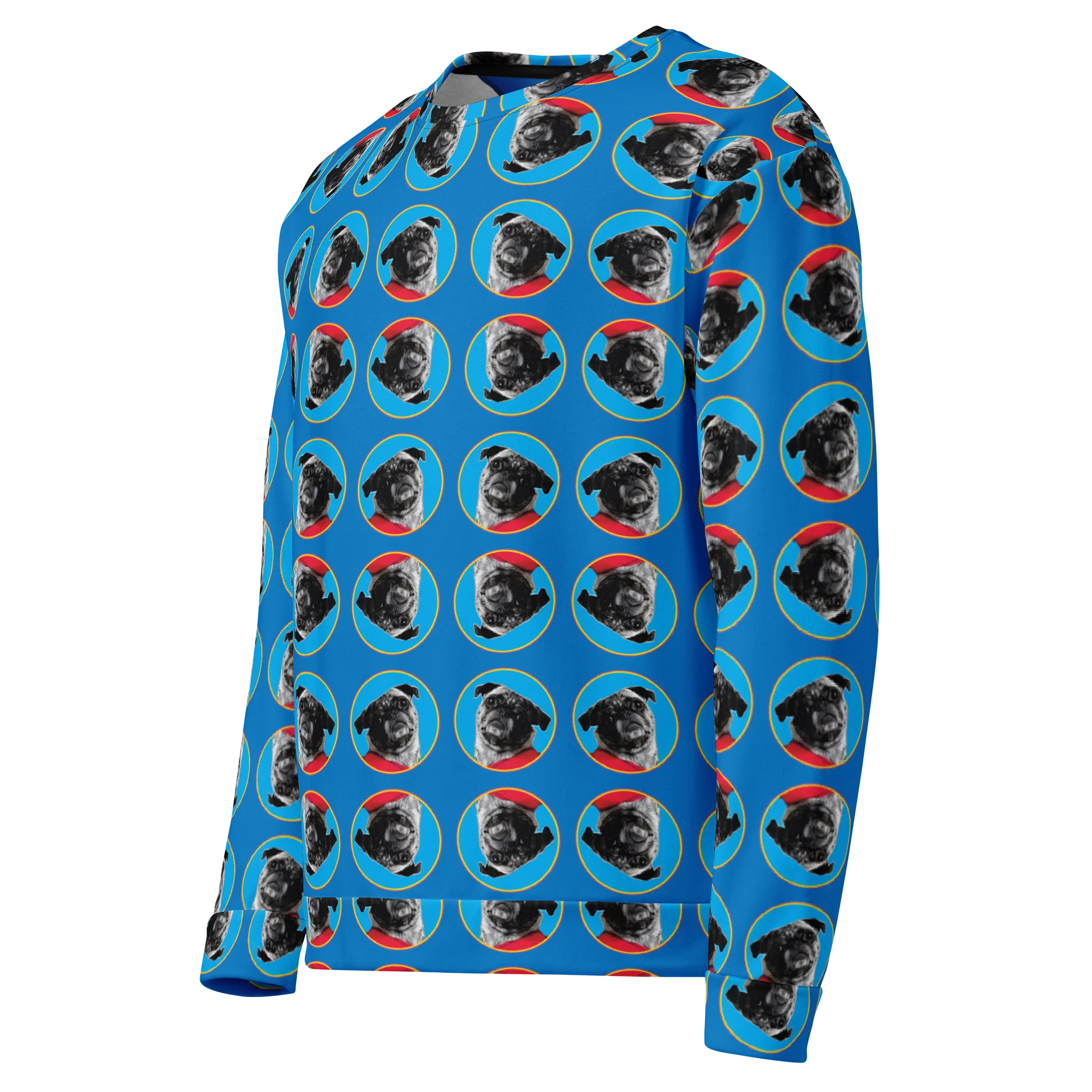 FranSci the Pug Mafia Mosaic All-Over Sweatshirt product image (3)