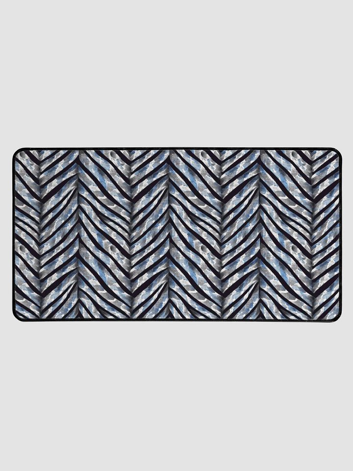 Blue Grey Snake Skin Desk Mat product image (1)