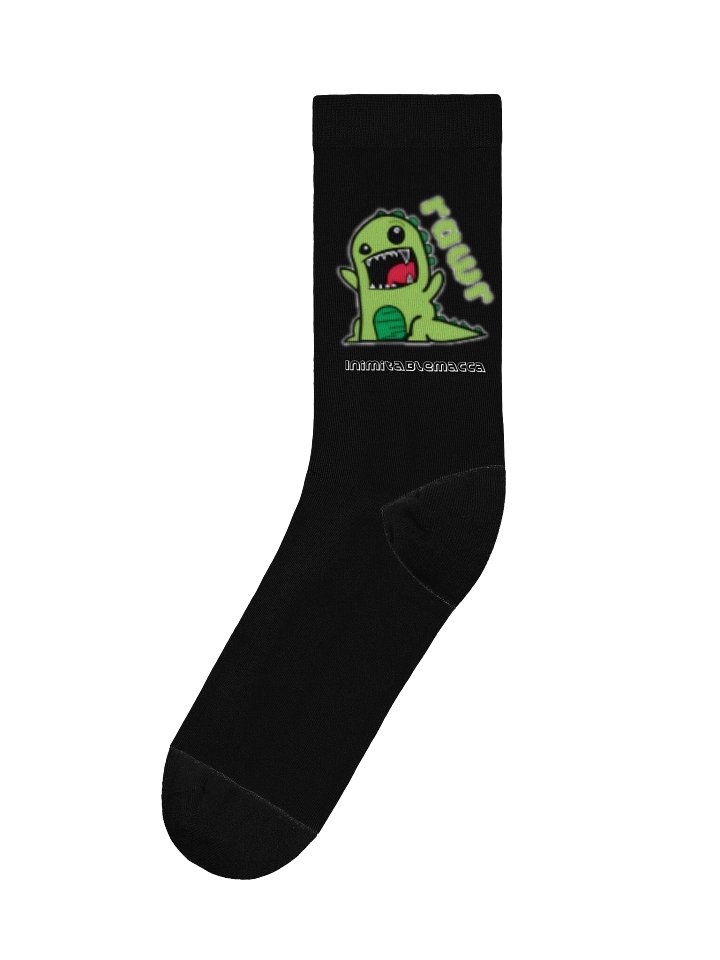 Dinorawr logo Socks in black! product image (1)