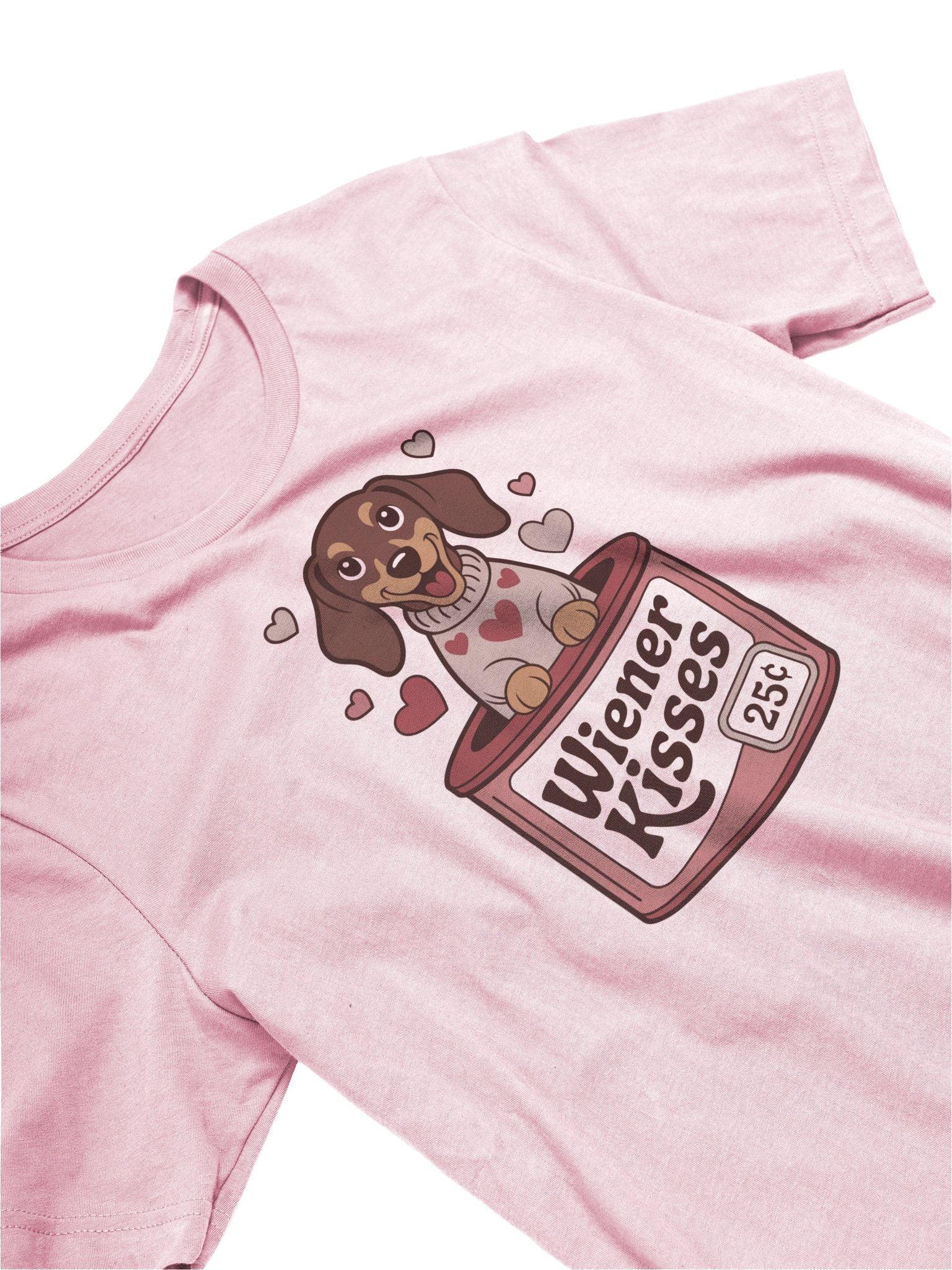 Wiener Kisses Dachshund Valentine Shirt – Cute Wiener Dog Love Tee for Dog Moms product image (6)