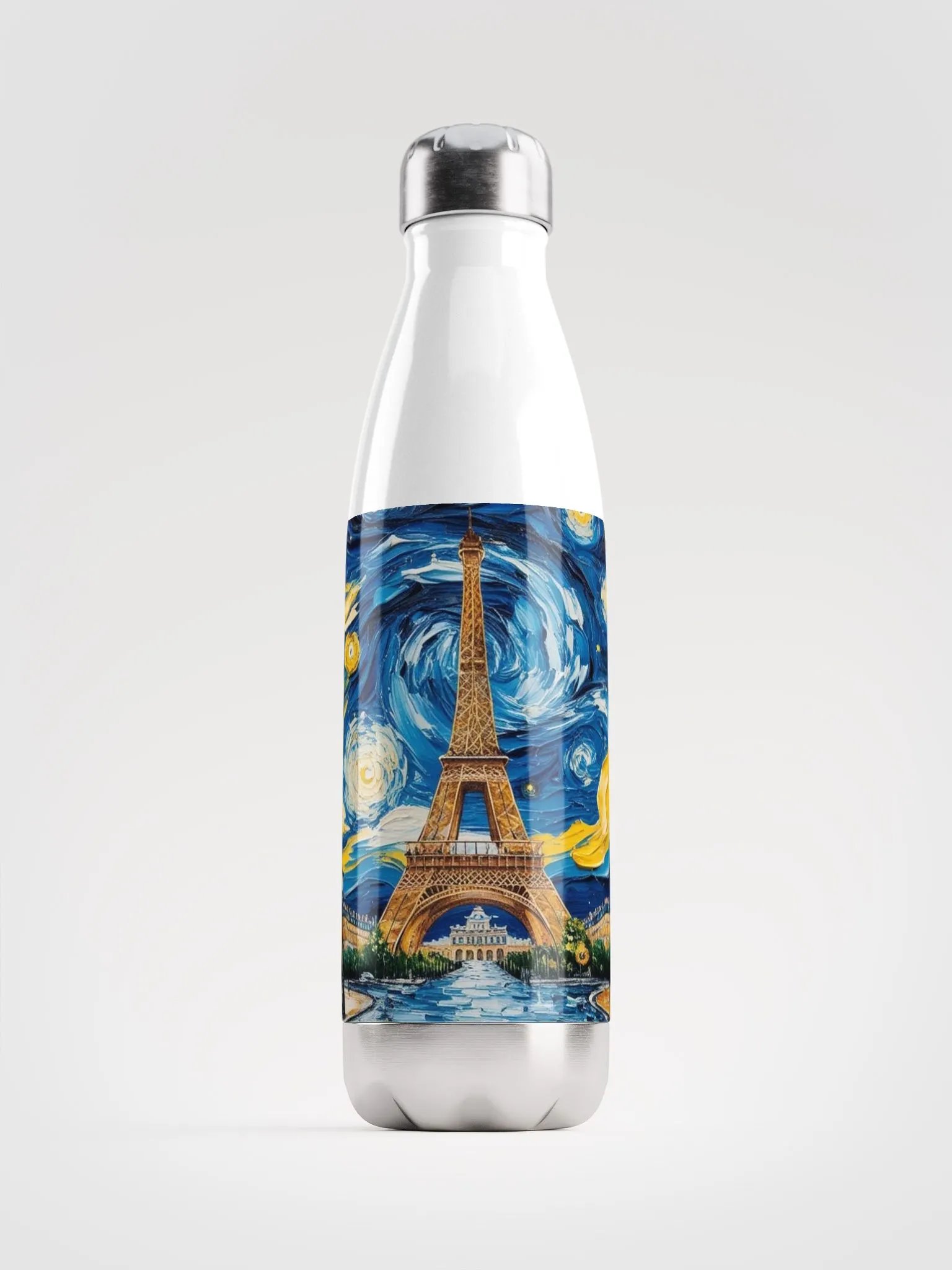 Van Gogh Style Paris Water Bottle product image (1)