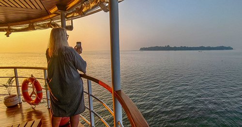 The teak sundeck has a way of slowing everything down.

Whether it’s watching the landscape drift by with a coffee in the mor...
