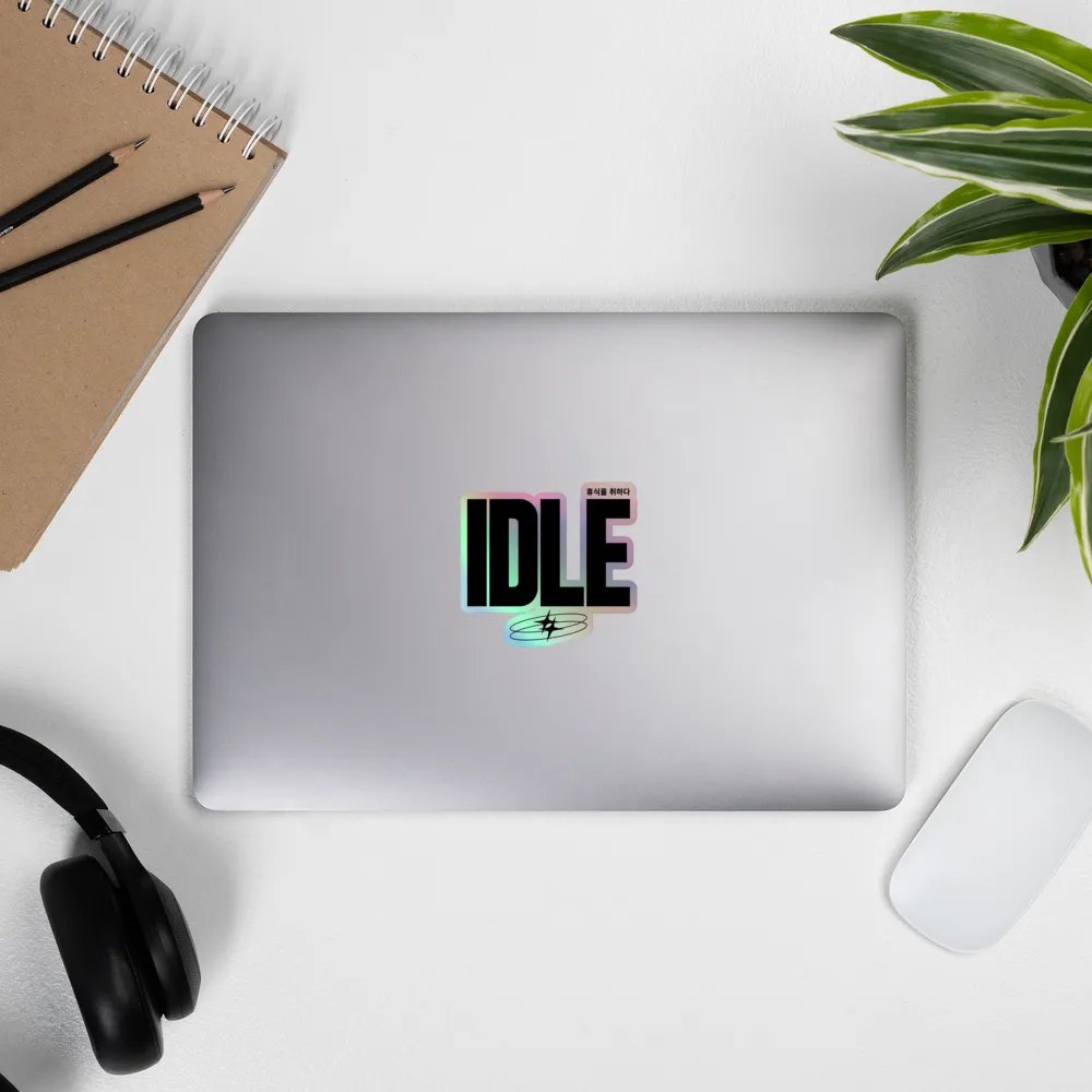 Idle Holo Sticker product image (9)