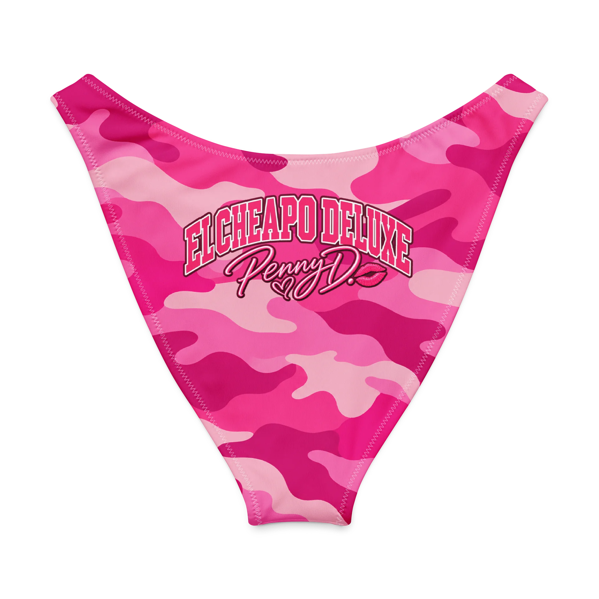Penny D. Pink Camo V-Cut Bikini Bottom product image (7)