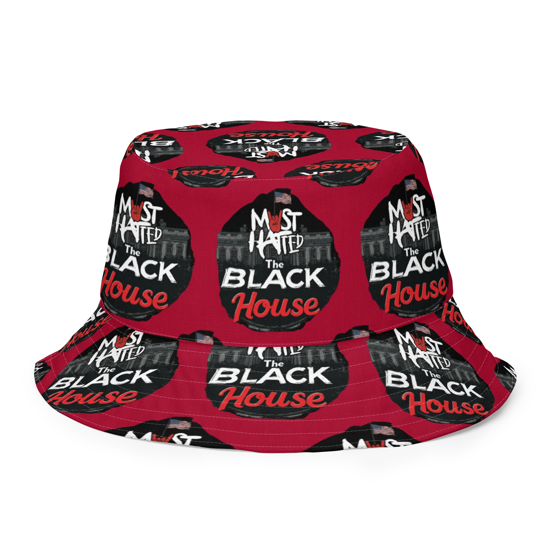 most hated Grid Reversible Bucket Hat — S.P.N product image (8)