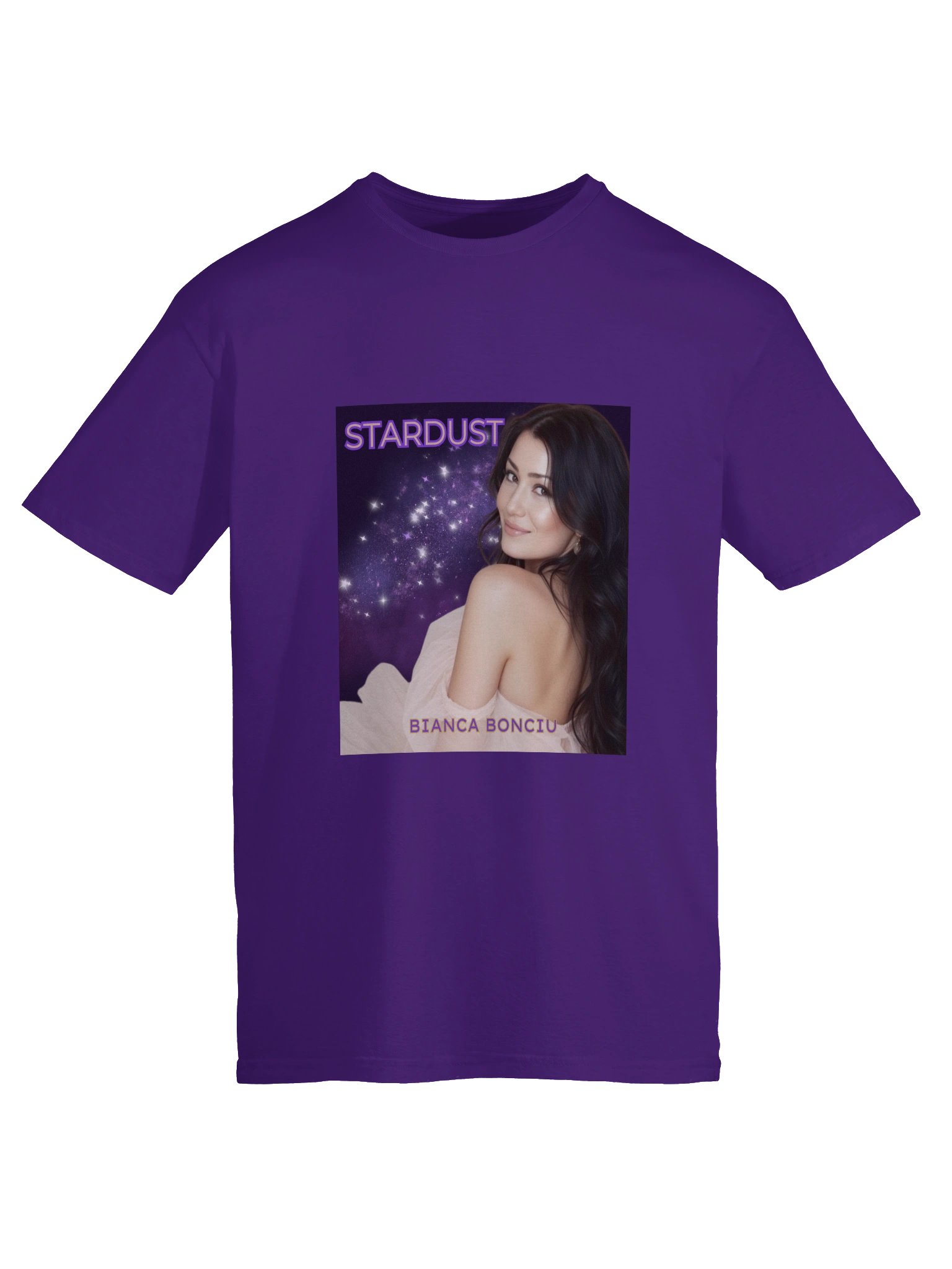 Stardust Album Cover T-Shirt – Official Bianca Bonciu Music Merch (Unisex) product image (1)