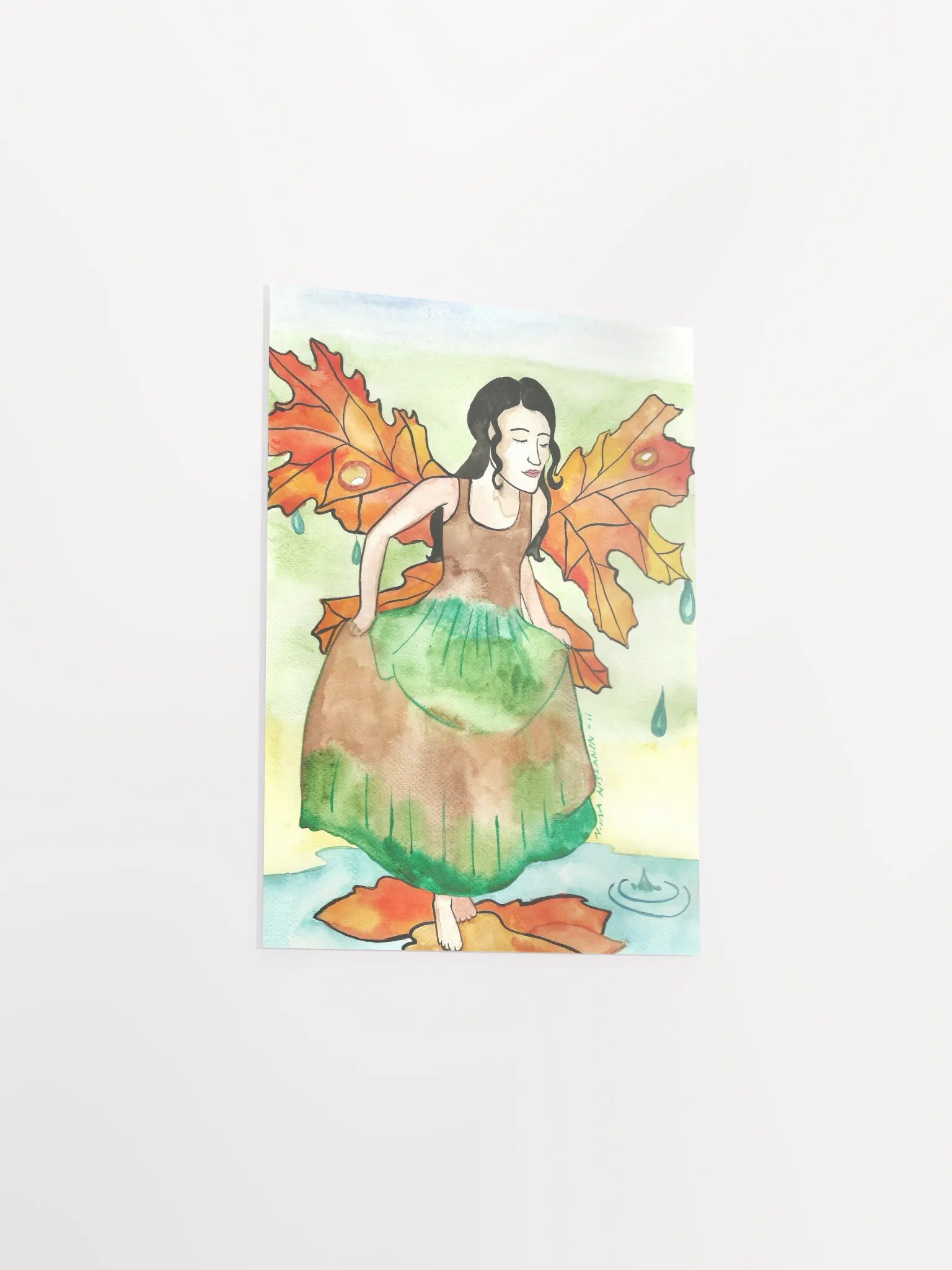 After The Rain Fairy Art Print product image (3)