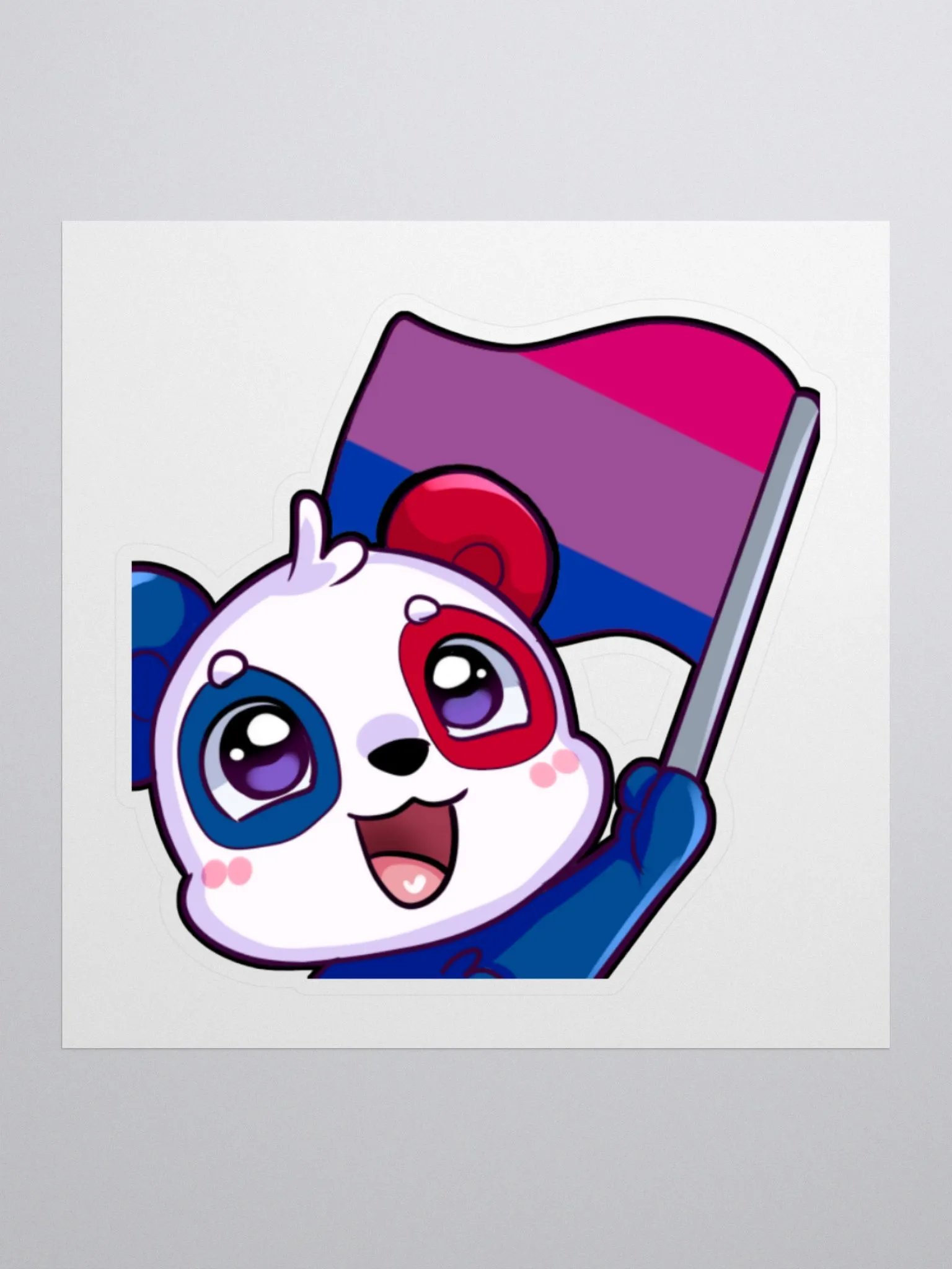 bisexual pride sticker. product image (1)