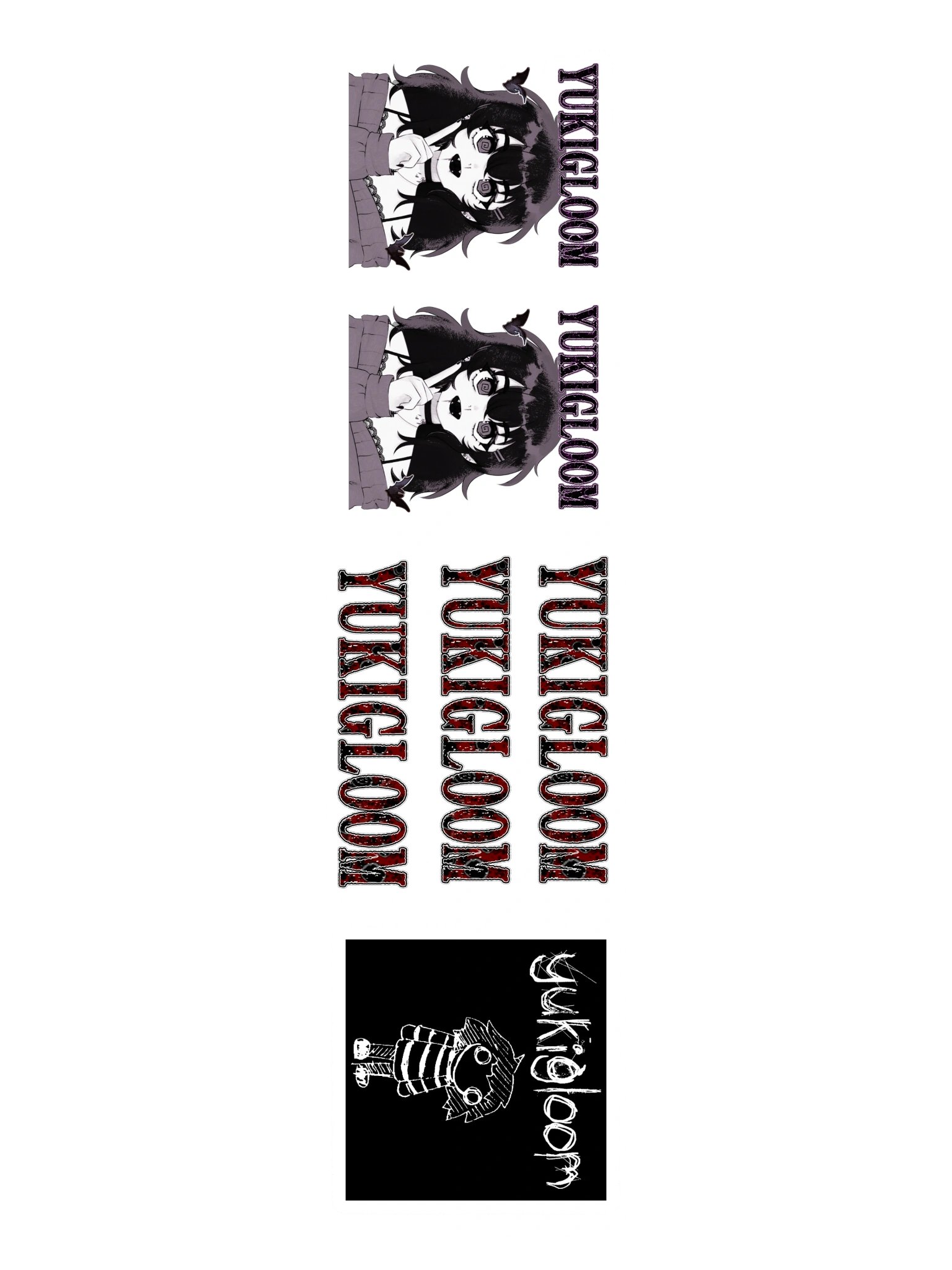 YUKIGLOOM STICKER SHEET product image (3)