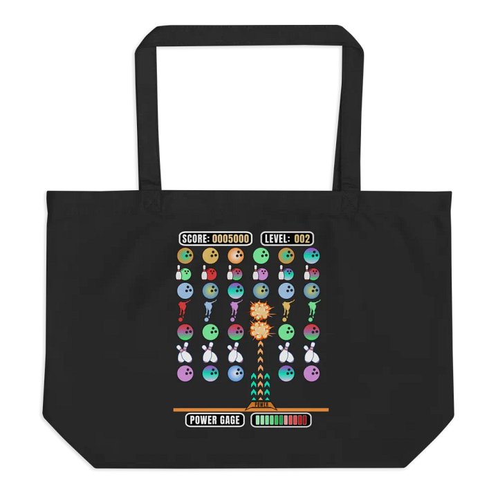 Space Invader Game Bowling Explosive Adventure Tote Bag product image (1)