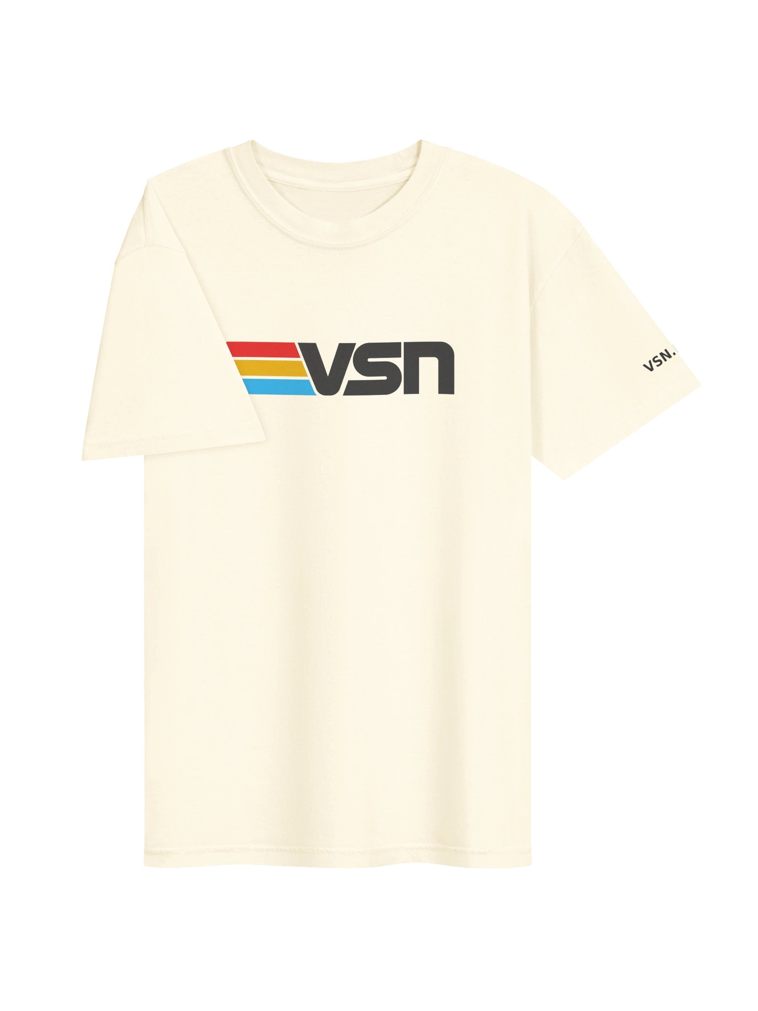 Cream colored T - VSN product image (3)