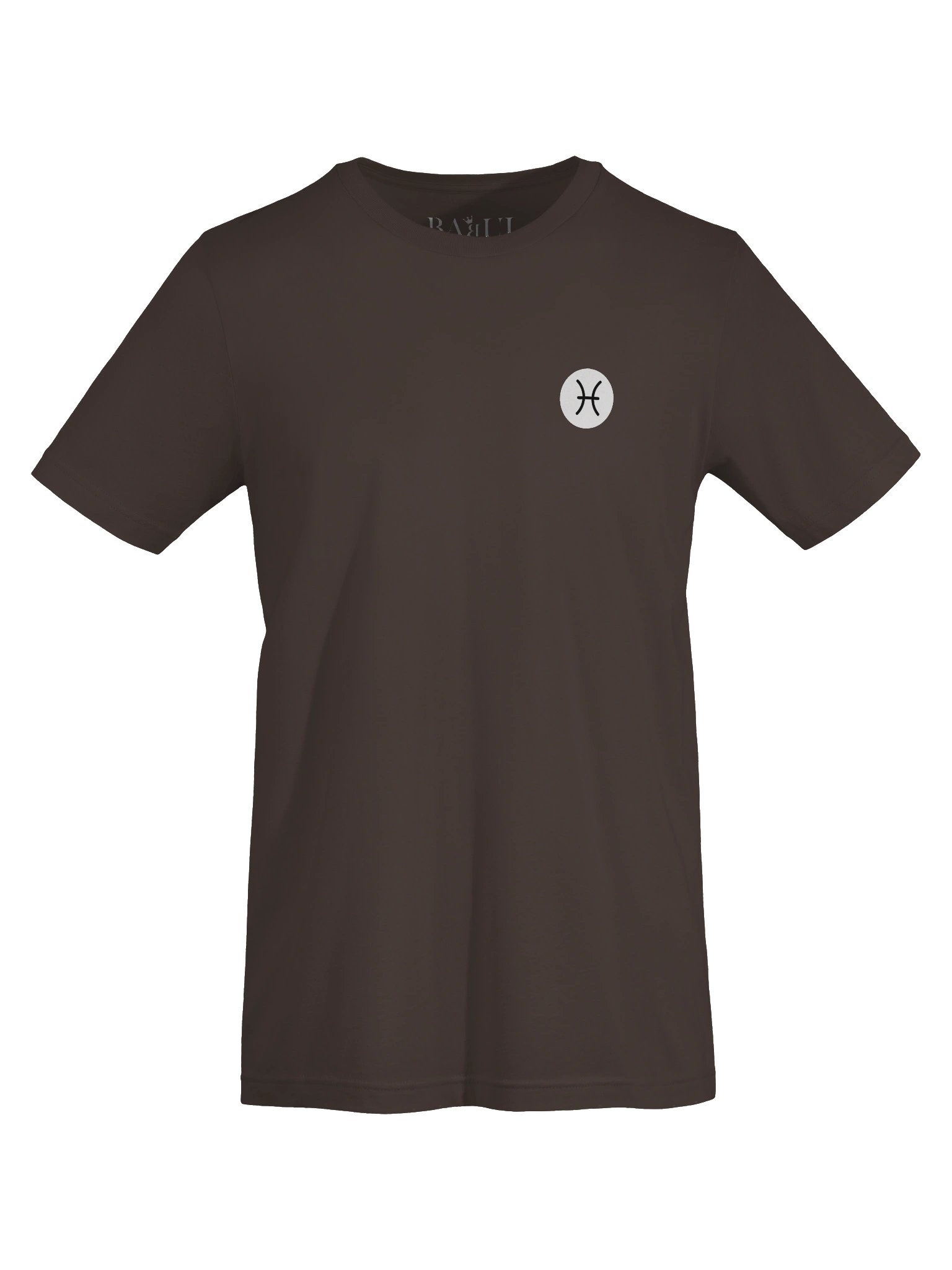 Pisces - Gothic Zodiac T-Shirt. Blue graphic on the back product image (6)