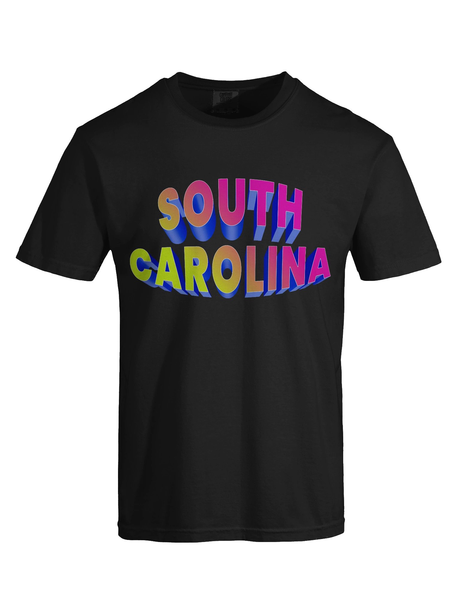 SOUTH CAROLINA 3D Gradient Wordmark Tee product image (7)