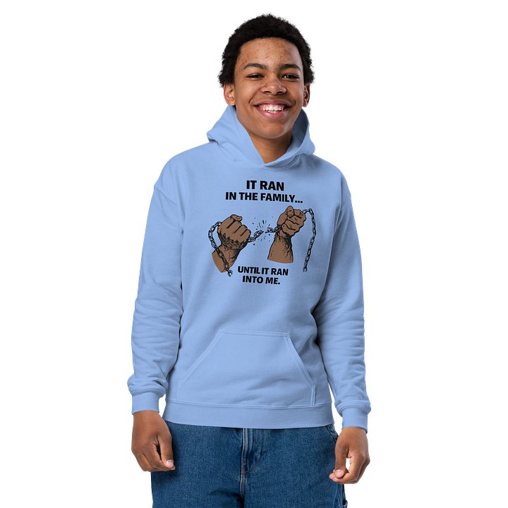 It Ran Into Me Hoodie for Kids From The Generational Shift Collection. Redefining Legacy product image (2)