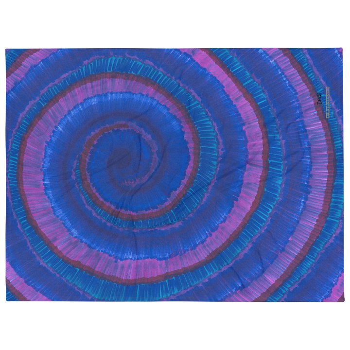 Purple SWIRLS Blanket product image (2)