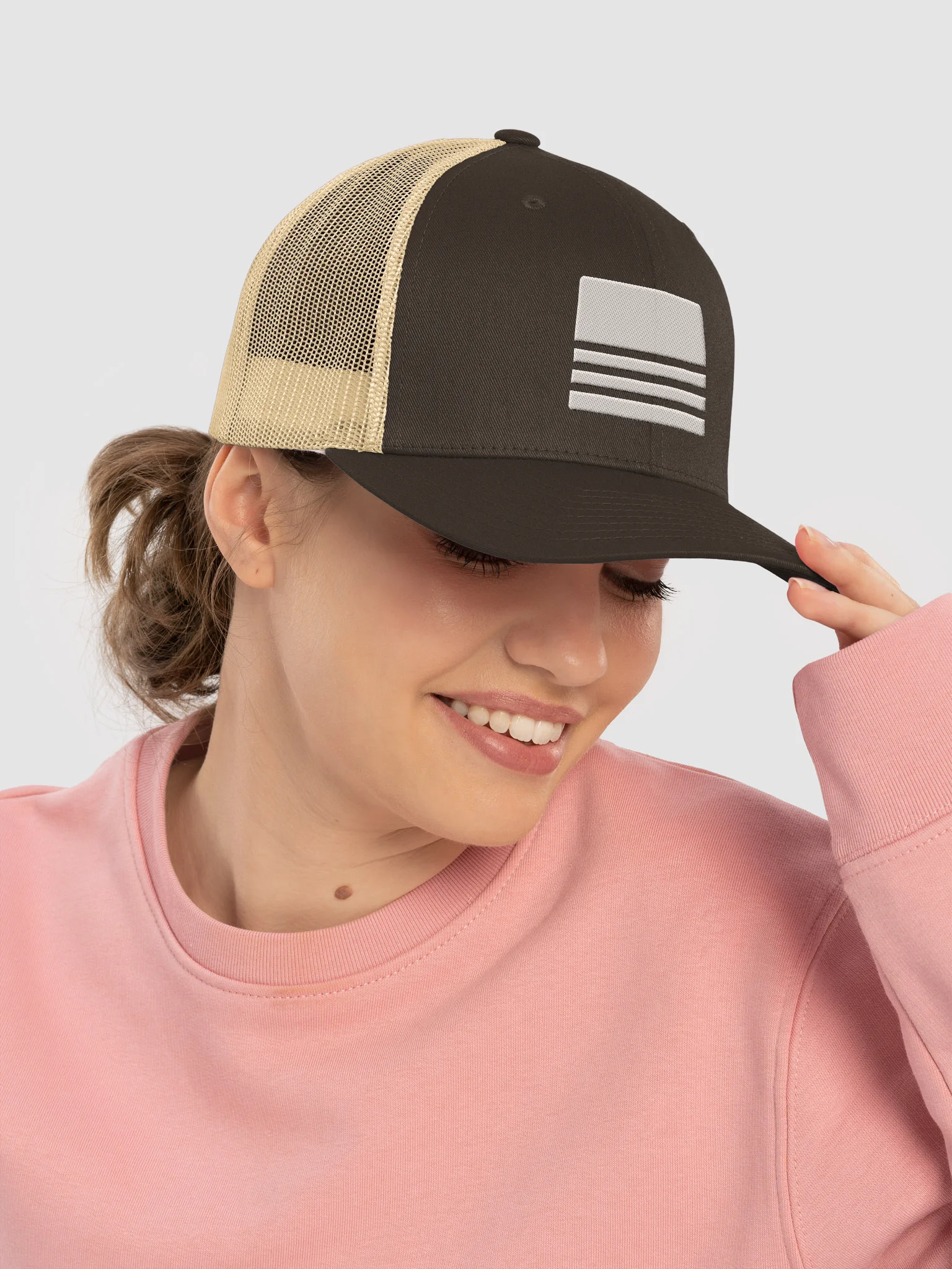 Light Logo Trucker Cap product image (9)