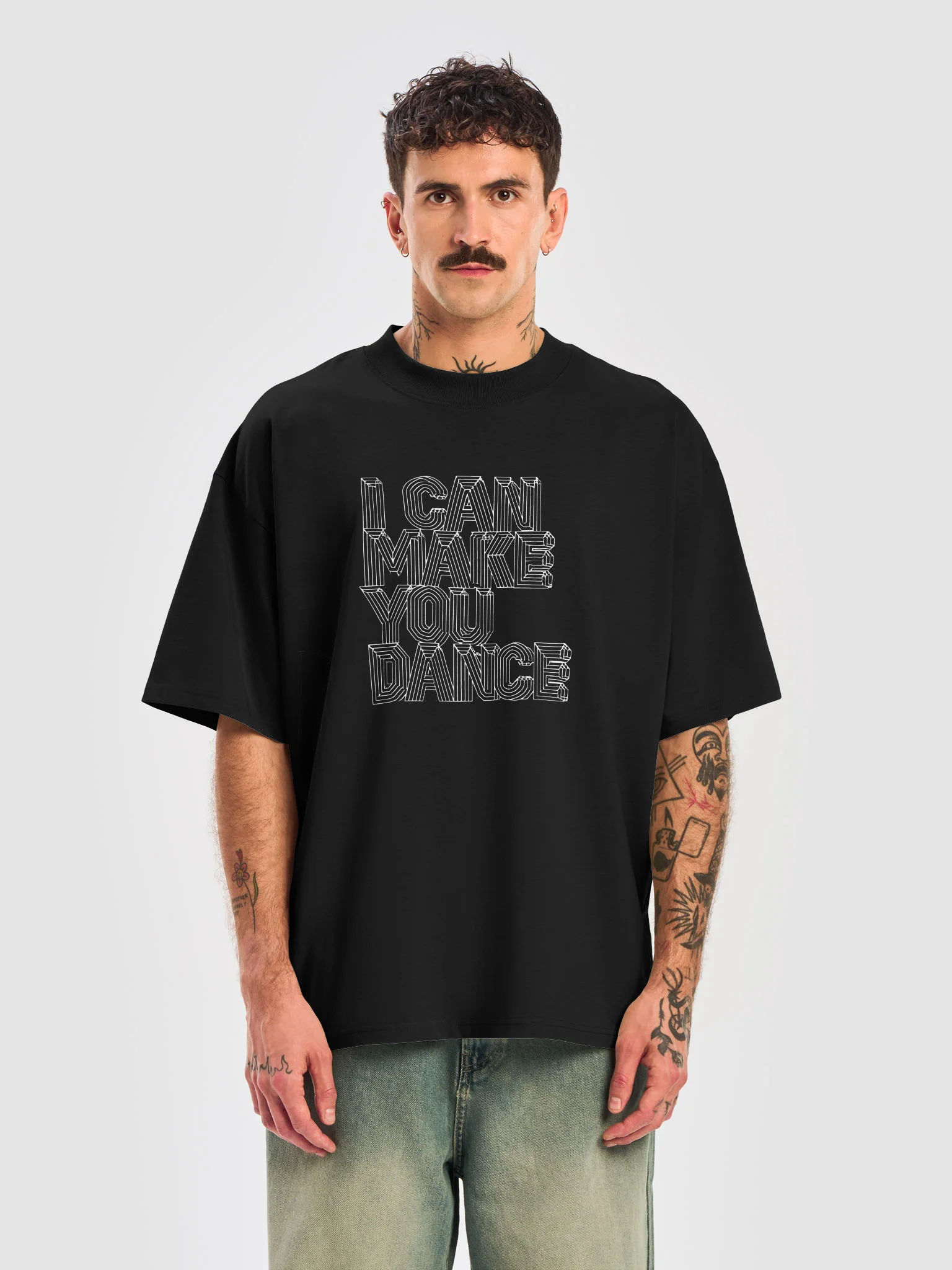 I CAN MAKE YOU DANCE (Unisex Organic Oversized T-Shirt) product image (1)