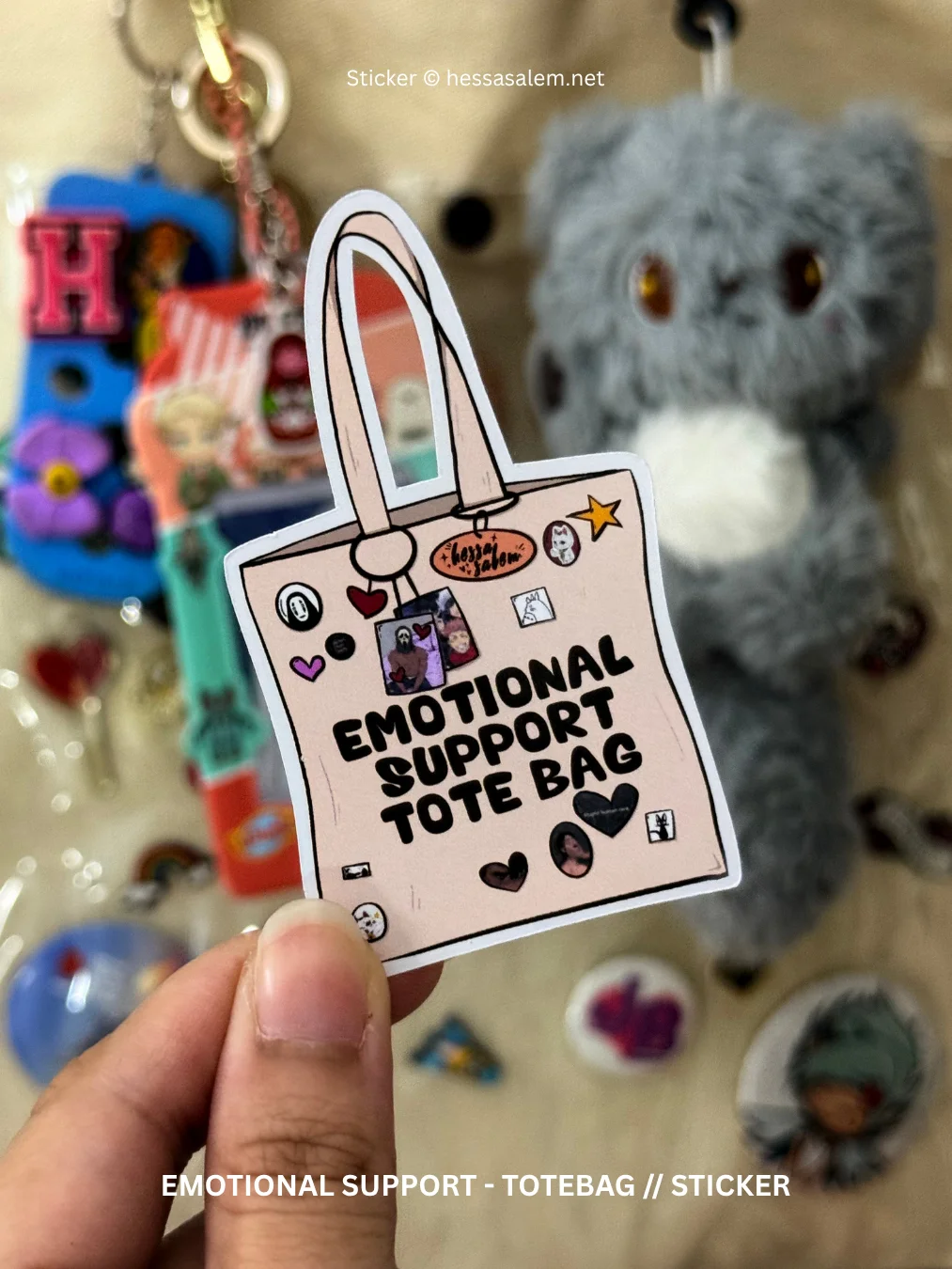 Emotional Support - ToteBag // Sticker product image (1)