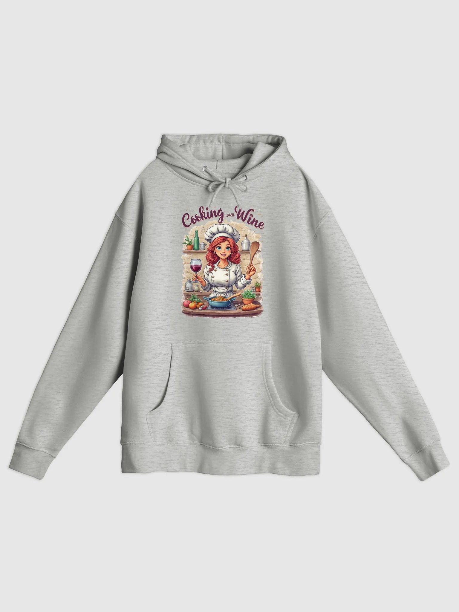 Cooking With Wine Chef's Hoodie product image (4)