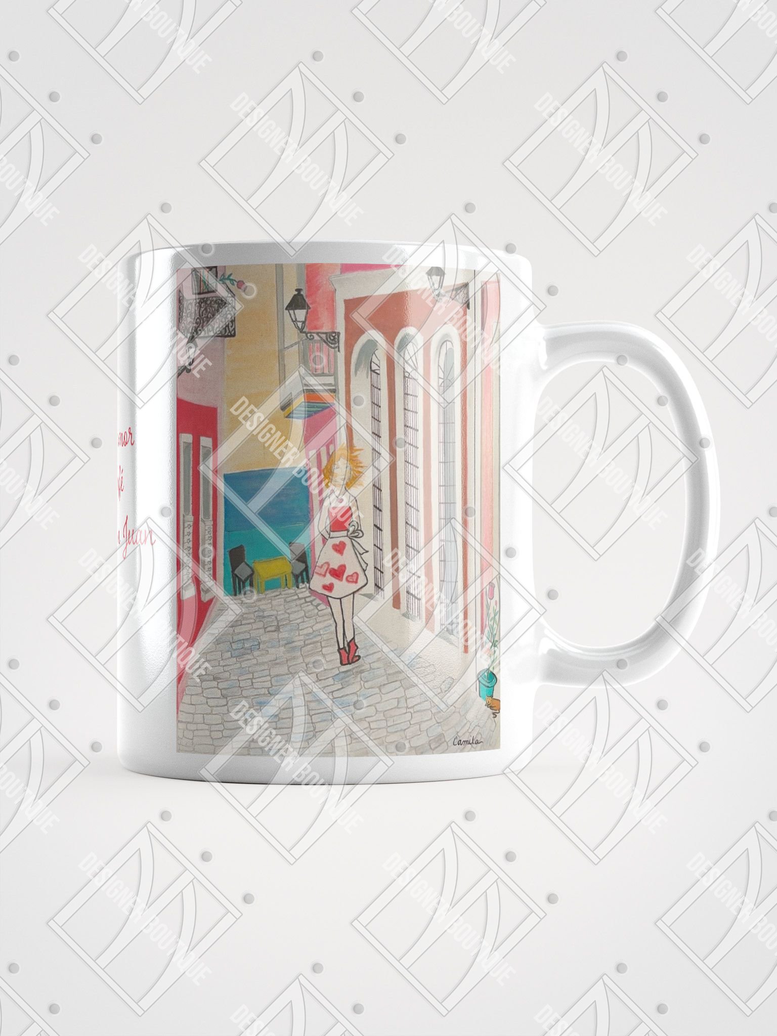 NN Designer Boutique x Camila Arraiza: Taza (Pelirroja) – Sabor a Amor y Café en el Viejo San Juan product image (7)