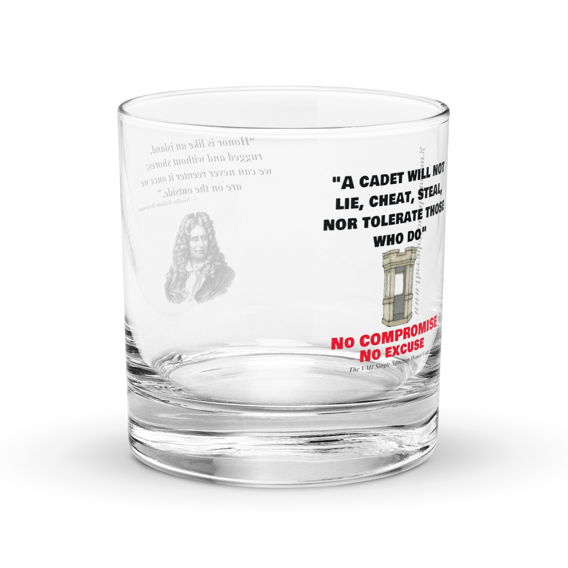 Honor Code Rocks Glass product image (1)
