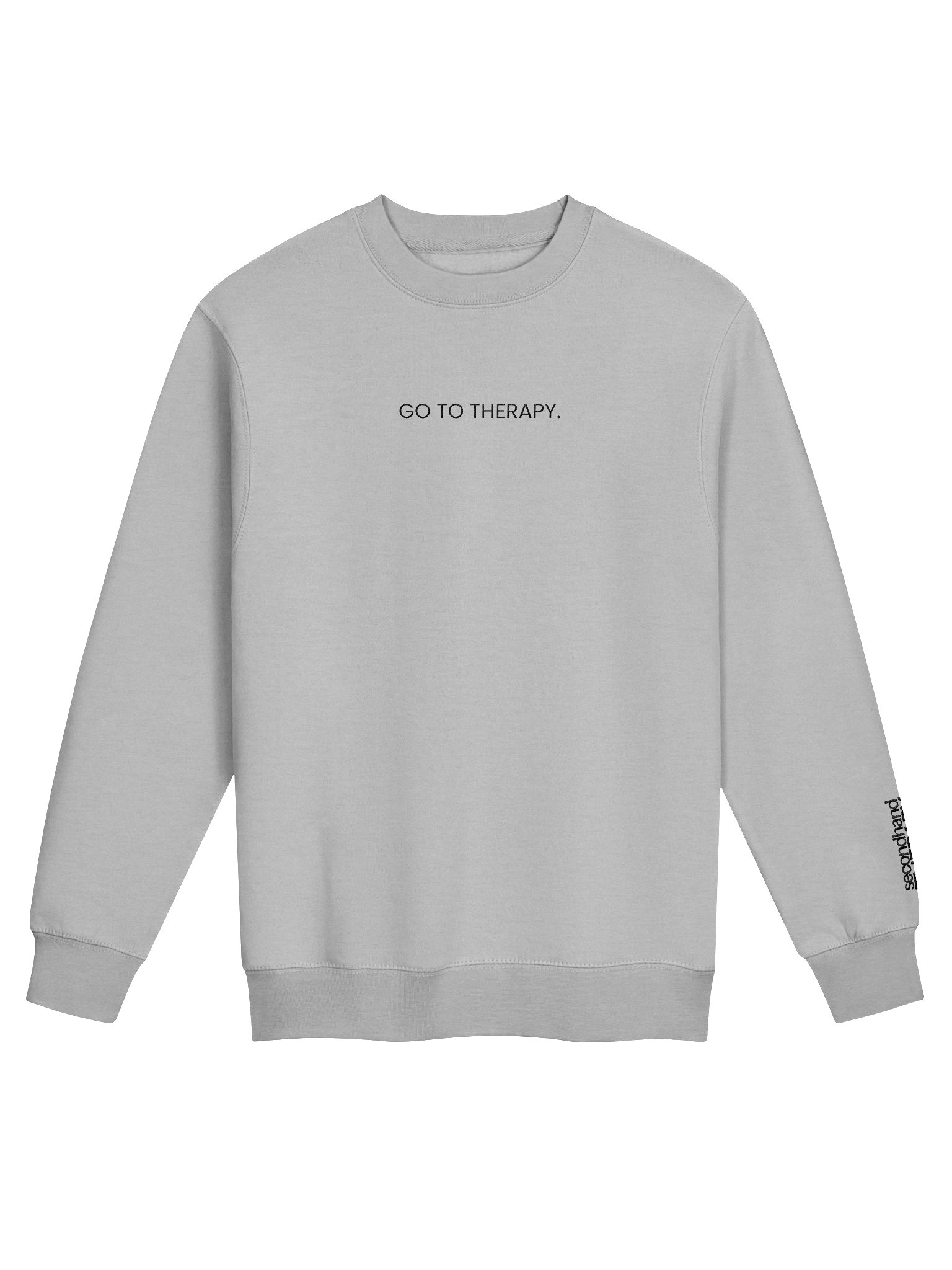 Go To Therapy Crewneck (Grey) product image (1)