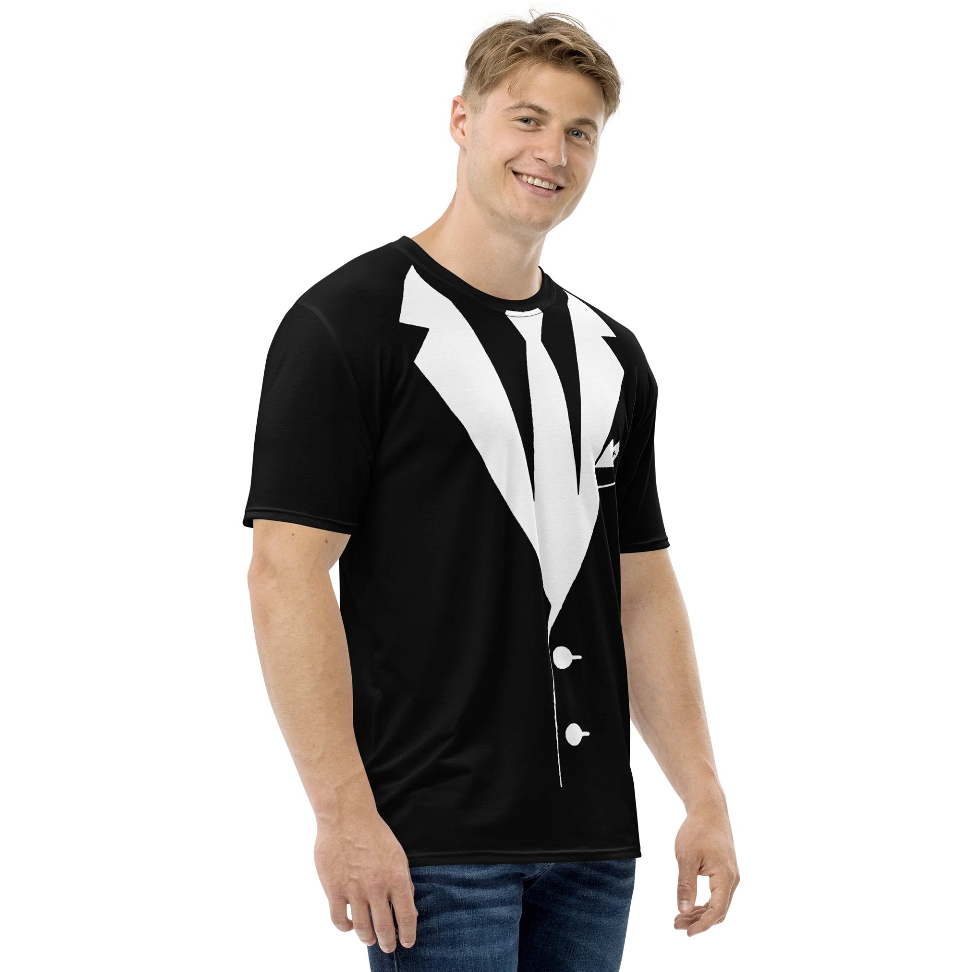Fancy Lads Black Tux Tee product image (5)